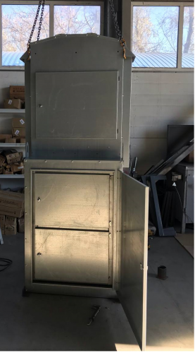 Комплектная трансформаторная подстанция шкафного типа мачтовая (КТПм)