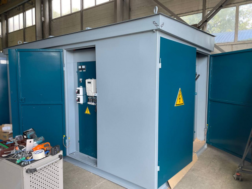 Киосковая комплектная трансформаторная подстанция в металлическом корпусе (КТПН, КТПП) 